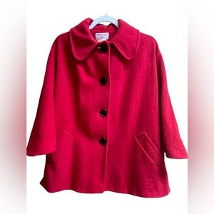 Red Swing Coat Charles Gray London